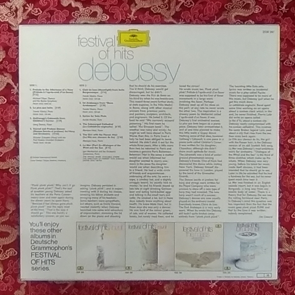 Debussy / Festival of Hits/ Deutsche Grammoophon Vinyl Record - Picture 2 of 4
